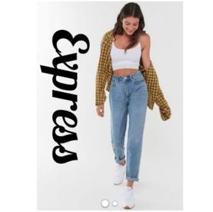 Express | HP🎈Vtg. High Waist Mom Jeans Blue